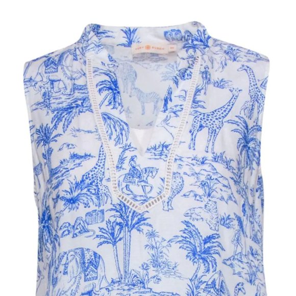 Tory Burch Tunic Dress - IVORY FAR AND AWAY - Picture 2 of 8